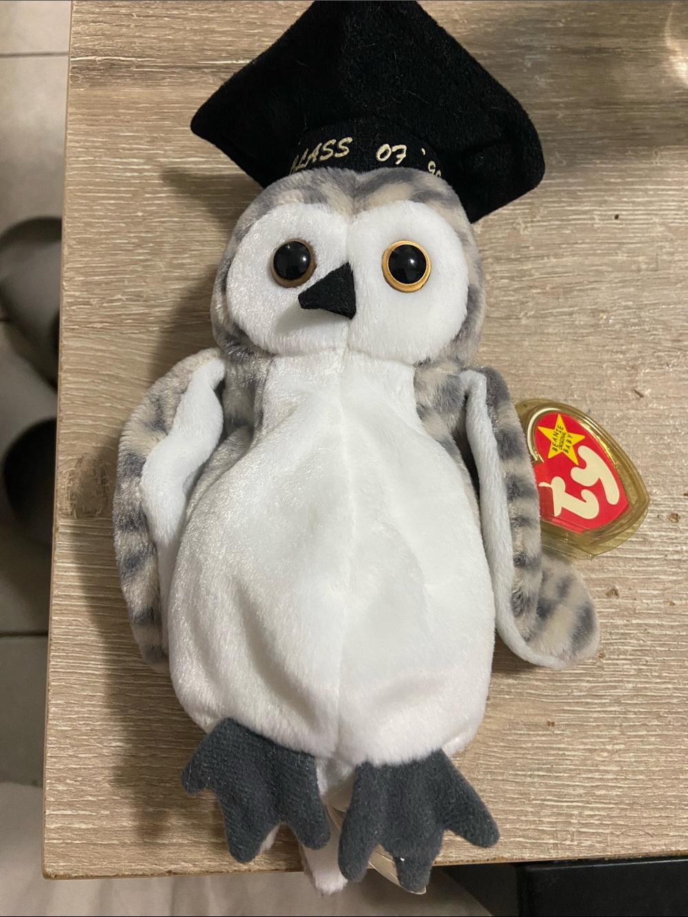 TY Beanie Babies - WISER the 1999 Graduation Owl - 1999 - MWMT